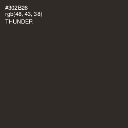 #302B26 - Thunder Color Image