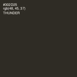 #302D25 - Thunder Color Image