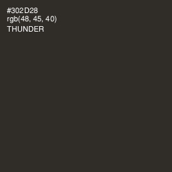 #302D28 - Thunder Color Image