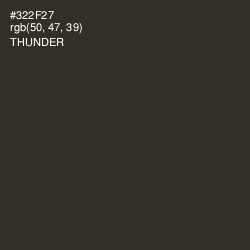 #322F27 - Thunder Color Image