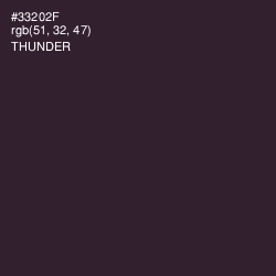 #33202F - Thunder Color Image
