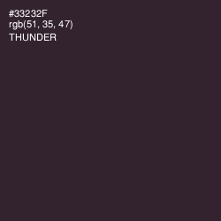 #33232F - Thunder Color Image