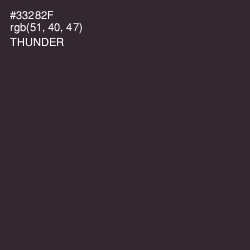 #33282F - Thunder Color Image