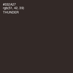 #332A27 - Thunder Color Image
