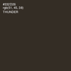 #332D26 - Thunder Color Image