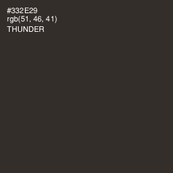 #332E29 - Thunder Color Image