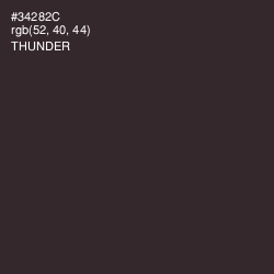 #34282C - Thunder Color Image