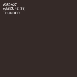 #352A27 - Thunder Color Image