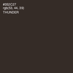 #352C27 - Thunder Color Image