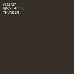 #352F27 - Thunder Color Image