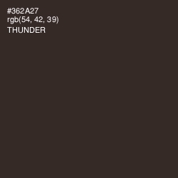 #362A27 - Thunder Color Image