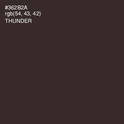 #362B2A - Thunder Color Image