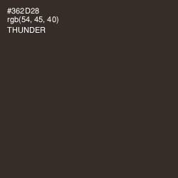 #362D28 - Thunder Color Image