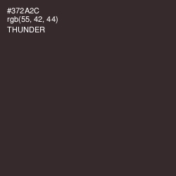 #372A2C - Thunder Color Image