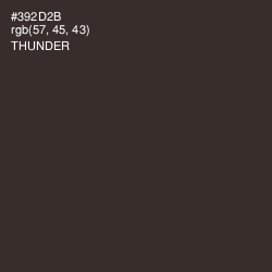 #392D2B - Thunder Color Image