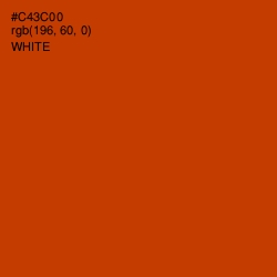#C43C00 - Thunderbird Color Image
