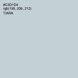 #C3D1D4 - Tiara Color Image
