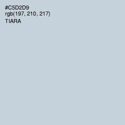 #C5D2D9 - Tiara Color Image