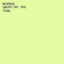 #E3FBA3 - Tidal Color Image