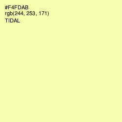 #F4FDAB - Tidal Color Image