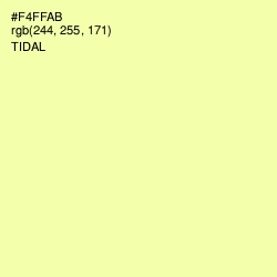 #F4FFAB - Tidal Color Image