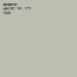 #BBBFB1 - Tide Color Image