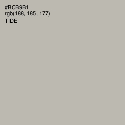 #BCB9B1 - Tide Color Image