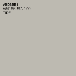 #BDBBB1 - Tide Color Image