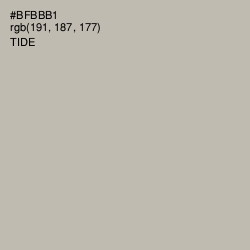 #BFBBB1 - Tide Color Image