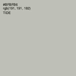 #BFBFB6 - Tide Color Image