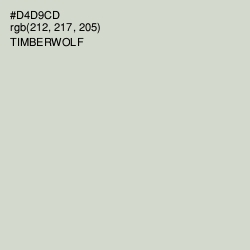 #D4D9CD - Timberwolf Color Image