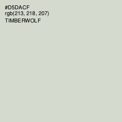 #D5DACF - Timberwolf Color Image