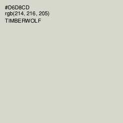 #D6D8CD - Timberwolf Color Image