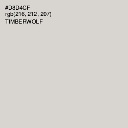 #D8D4CF - Timberwolf Color Image