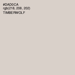 #DAD0CA - Timberwolf Color Image