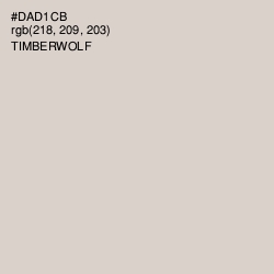 #DAD1CB - Timberwolf Color Image