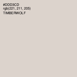 #DDD3CD - Timberwolf Color Image
