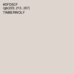 #DFD5CF - Timberwolf Color Image