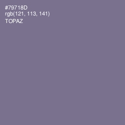 #79718D - Topaz Color Image