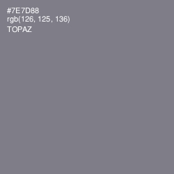 #7E7D88 - Topaz Color Image