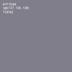 #7F7E8A - Topaz Color Image