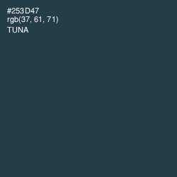 #253D47 - Tuna Color Image