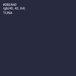 #282A40 - Tuna Color Image