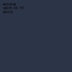 #2C3548 - Tuna Color Image