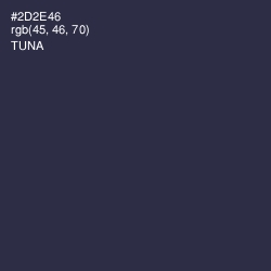 #2D2E46 - Tuna Color Image