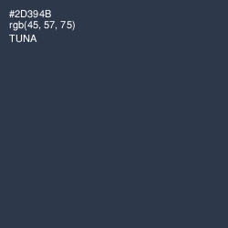 #2D394B - Tuna Color Image