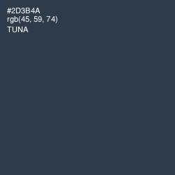#2D3B4A - Tuna Color Image