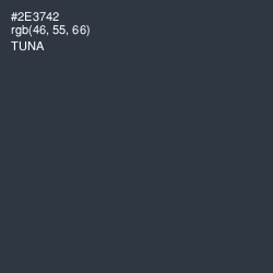 #2E3742 - Tuna Color Image