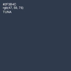 #2F3B4C - Tuna Color Image
