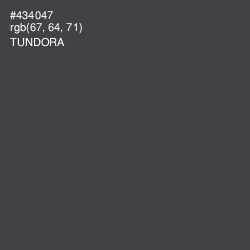 #434047 - Tundora Color Image